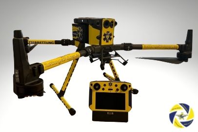 Drohne mit Logo Drohne mit Logo